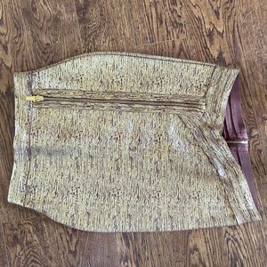 House of CB gold skirt